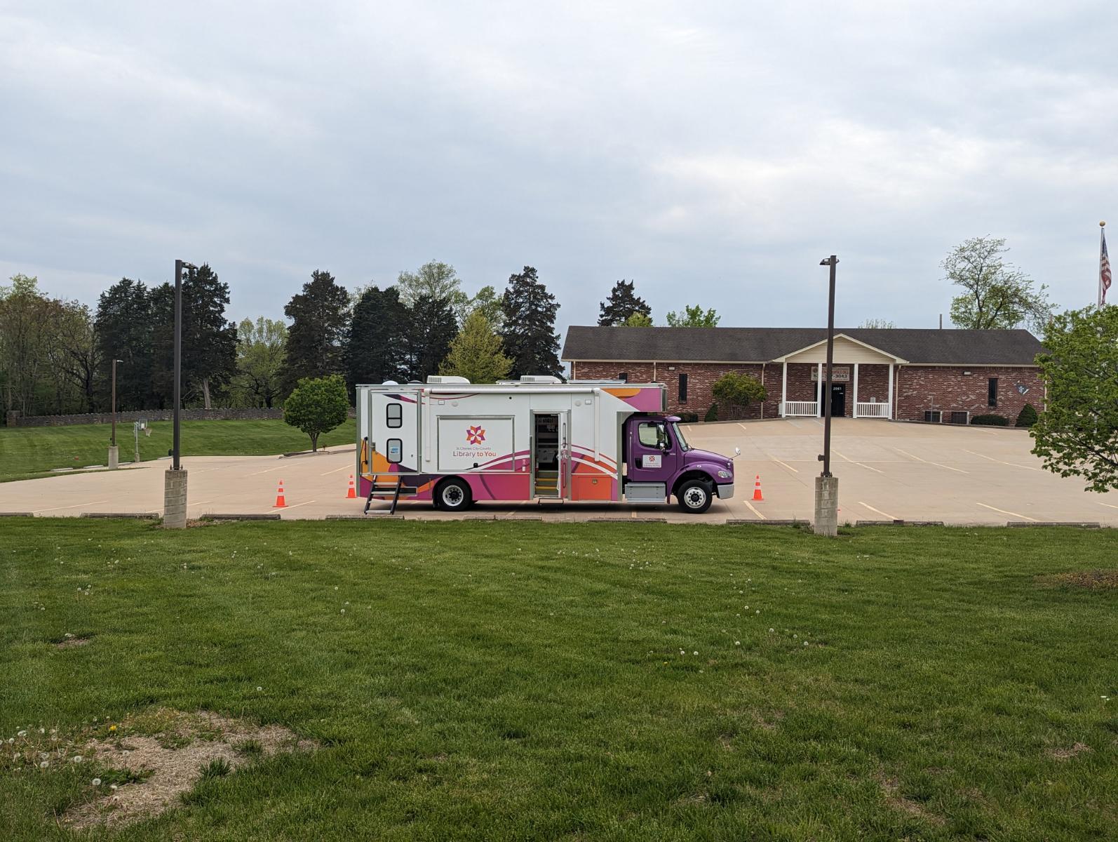 Library to You Bookmobile Stop Flint Hill St. Theodore Knights of